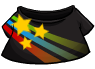 Black T-shirt with yellow stars