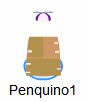 Help! I'm stuck in this box, and my hat is flying away!