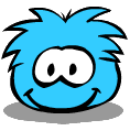 A Blue Puffle old look.
