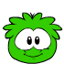 A green puffle being walked. (c. 2011)