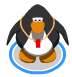 A penguin wearing the Whistle.