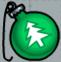 The ornament which replaces an emerald in the Christmas Edition of Treasure Hunt.