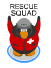Rescue squad helmet/uniform
