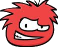 Old Red Puffle art.