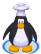 The Chef Hat in-game in My Penguin.