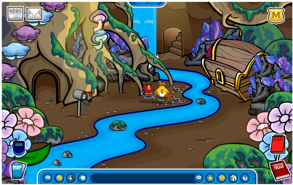 The Underground Room in the Stage.