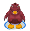 The Allosaurus Hoodie in game in Club Penguin app.