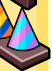 The 4th Year Party Hat as seen in the 5th Anniversary Party.