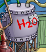 A big tank of H2O at the Boiler Room