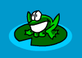 A frog as seen in Hydro Hopper.