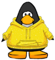The Golden Hoodie on a player card.
