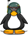 The Boba Fett Helmet on a player card.