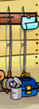 The fishing rod at the Ski Lodge.