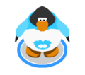 The I Heart My Blue Puffle T-Shirt in-game.
