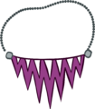 Jagged Purple Necklace