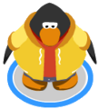 The Lucky Yellow Hoodie in-game.
