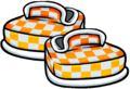 Orange Checkered Shoes