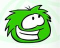 A green Puffle.