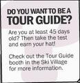 A notice in the newspaper.