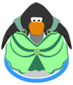The Emerald Princess Gown in-game.