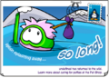 The Pink Puffle's letter after running away.
