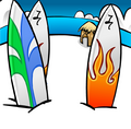 Surfboards Background