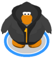 The Black Zip Hoodie in-game.