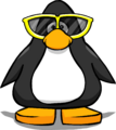 The Yellow Giant Sunglasses on a player card.