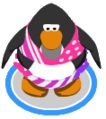 The Pink Stripe Bikini in-game.