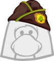 Puffle Guide Hat After finding Sasquatch in the Puffle Wild.