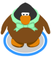 The Cocoa Bunny Costume in-game.