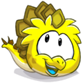 A Yellow Stegosaurus