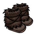 Dark Brown Fuzzy Boots