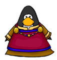 The Pink Viking Dress on a player card.