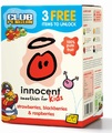 The innocent's smoothies for kids box with the Club Penguin promotion.