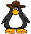 The Junior Explorer Hat on a player card.
