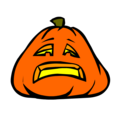 Sad Jack-O-Lantern