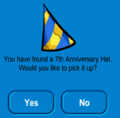 7th Anniversary Hat.