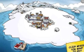 The Map of Club Penguin during the Beta Party.