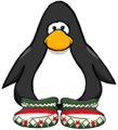 The Festive Socks on a player card.