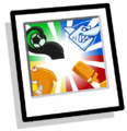 Go Team Background icon.