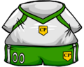 Green Away Soccer Jersey