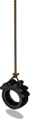 The Puffle Tire Swing oriented towards left.