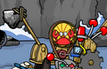 The Mechanical Woodchopper with Klutzy in it.