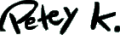 Petey K's old signature.