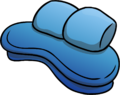 Blue couch