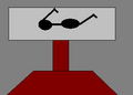 The Sunglasses Showpiece