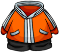 Orange Snowsuit