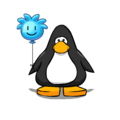 The Blue Puffle Balloon on a player card.