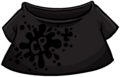Black T-shirt with CP splatter